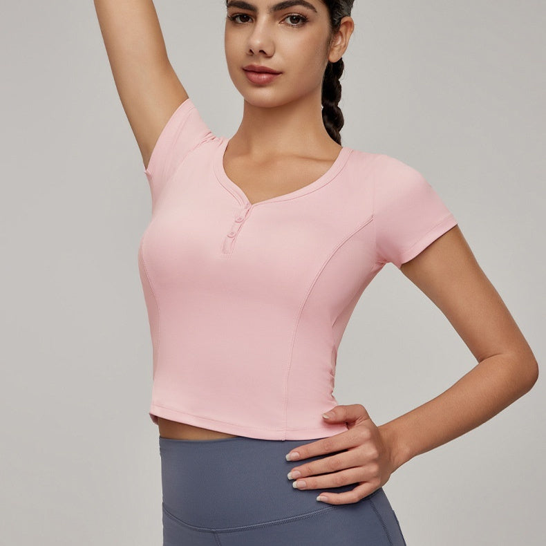 Casual Sports Waist Slimming Workout Top