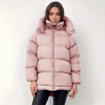 Women's  Warm Mid-length Cotton-padded Jacket