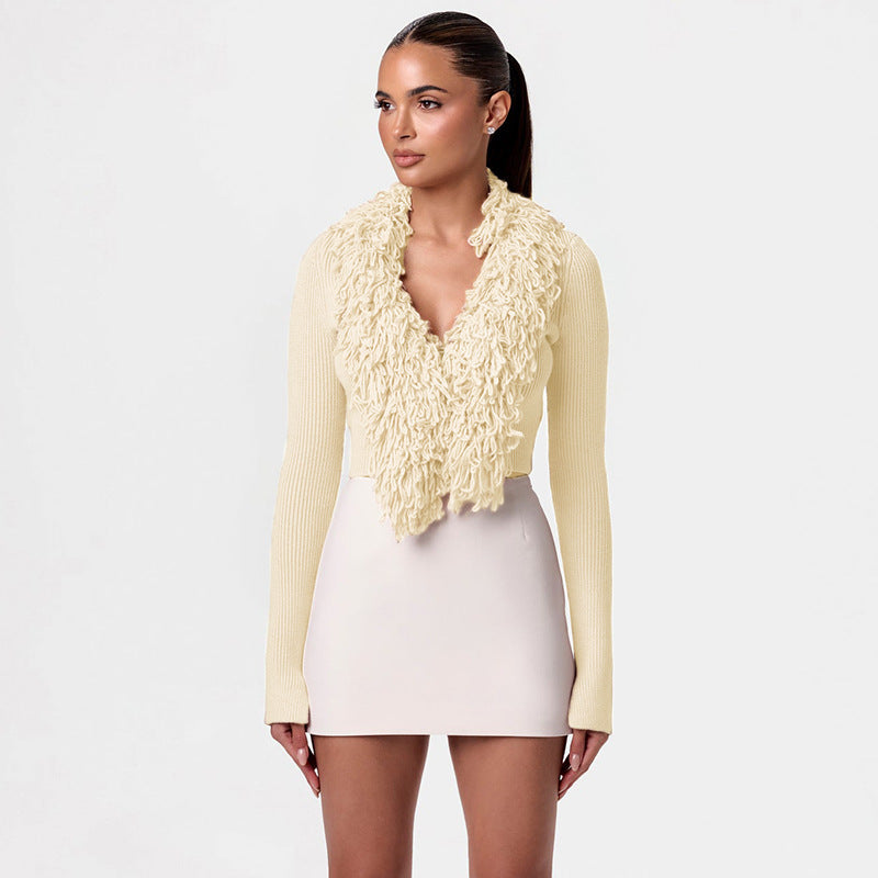 Women's Simple  Style Knitted Cardigan